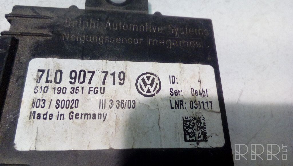 VW Touareg Antirrobo Alarma Unidad De Control ECU de 2002 a 2010 7L0907719A 