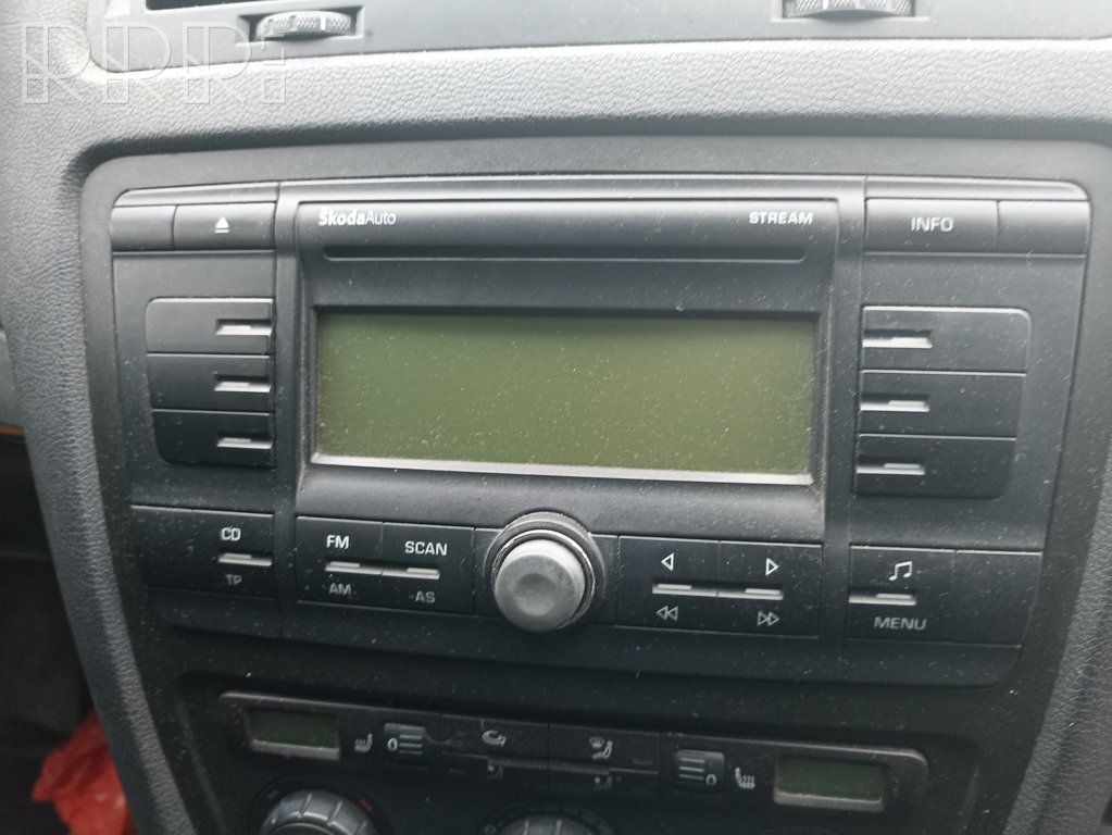 Panel de radio 2 ISO con compartimento de almacenamiento para Seat/Skoda/VW negro 