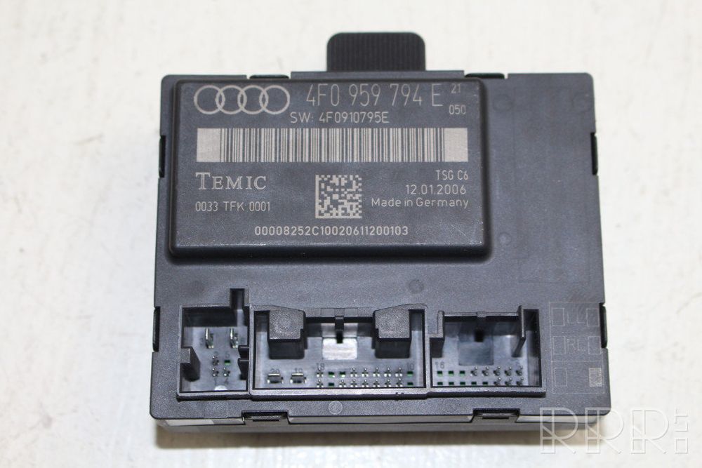 Audi A6 S6 C6 4F Durų elektronikos valdymo blokas 4F0959794
