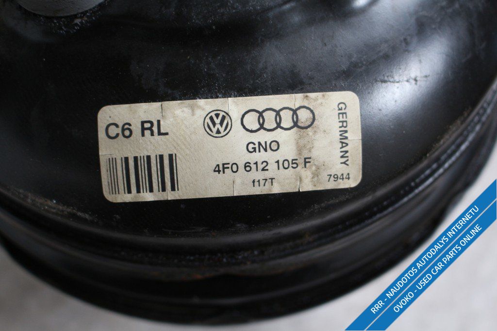 Audi A6 S6 C6 4F Stabdžių vakuumo pūslė 4F0612105F