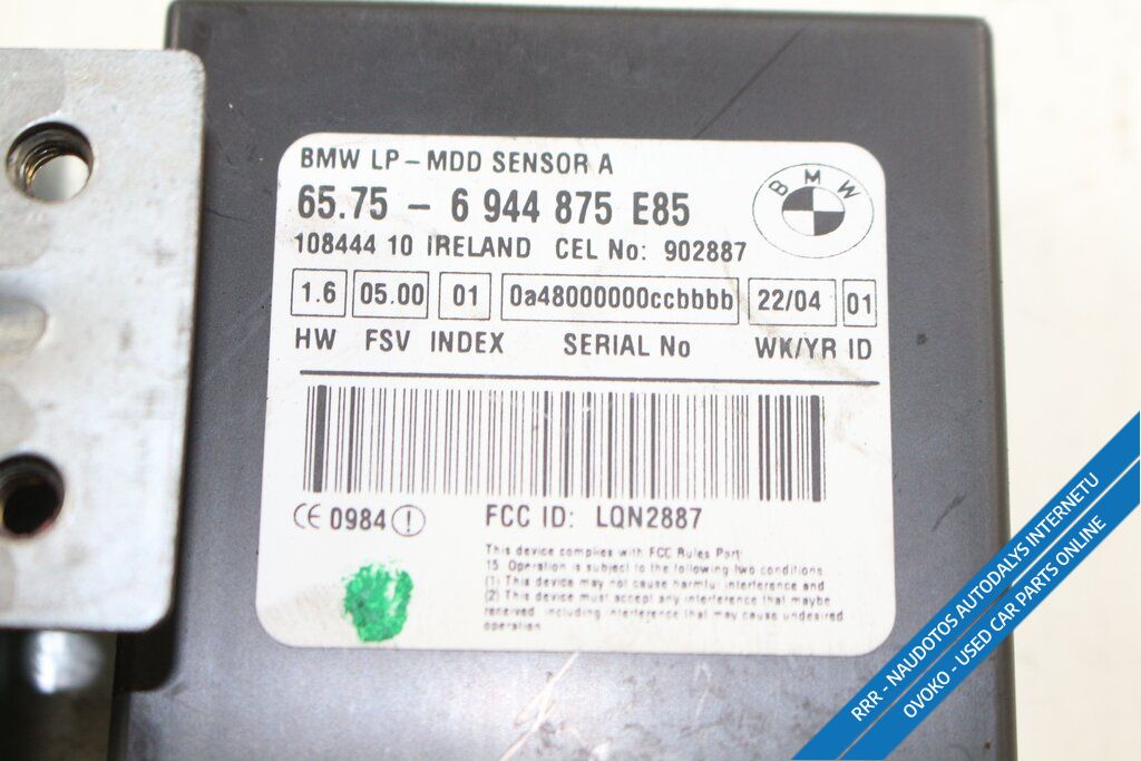 BMW Z4 E85 E86 Signalizacijos valdymo blokas 6944875