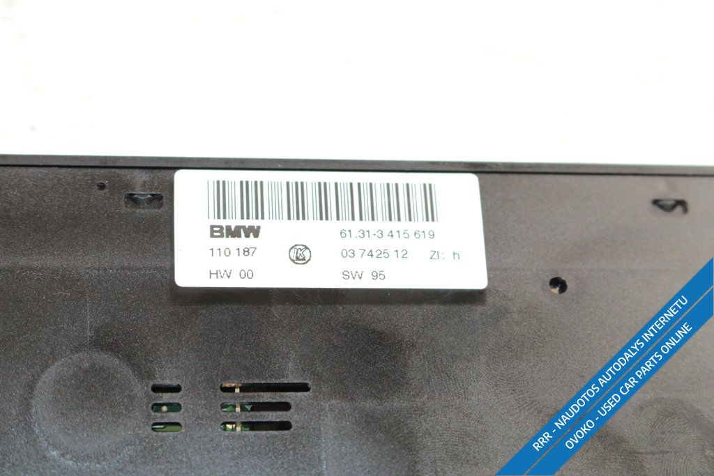 BMW X3 E83 Sedynių šildymo jungtukas 3415619