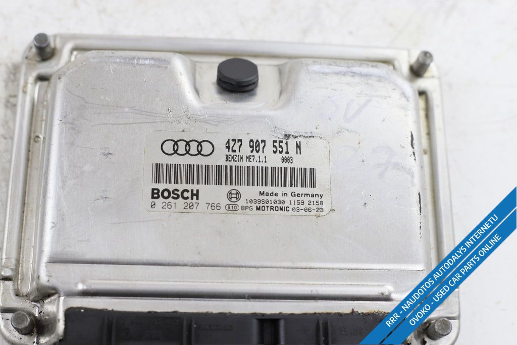 Audi A6 S6 C5 4B Variklio valdymo blokas 4Z7907551N