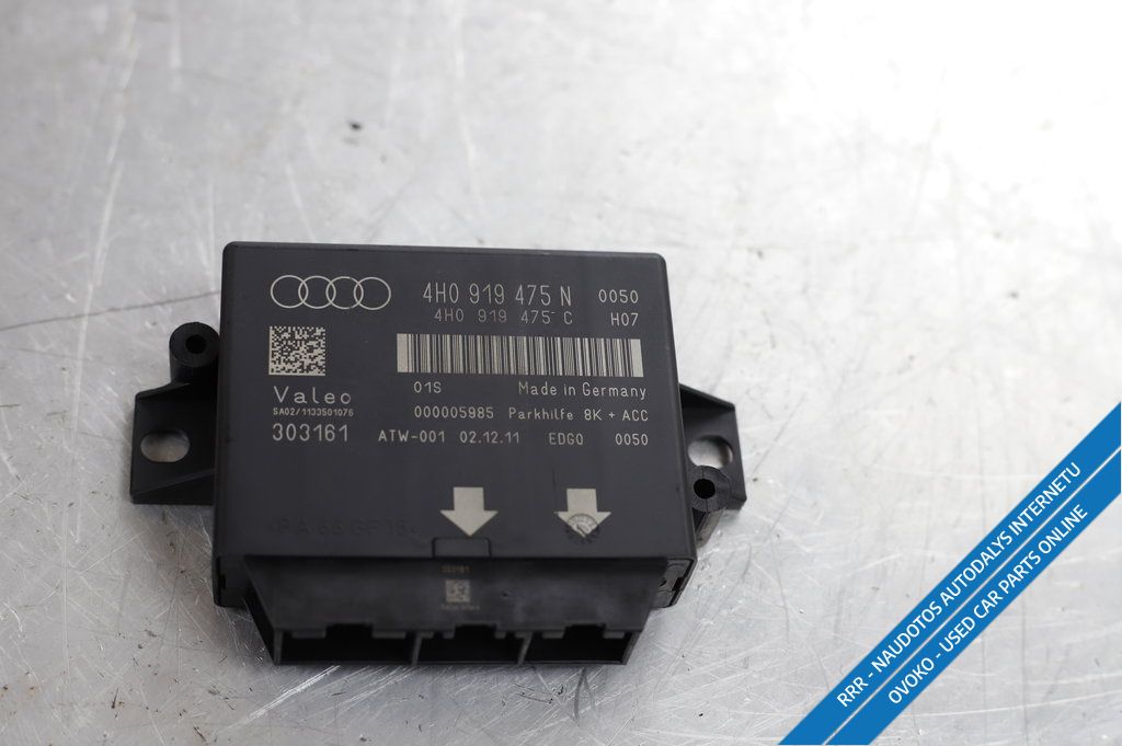Audi A6 S6 C7 4G Parkavimo (PDC) daviklių valdymo blokas 4H0919475N