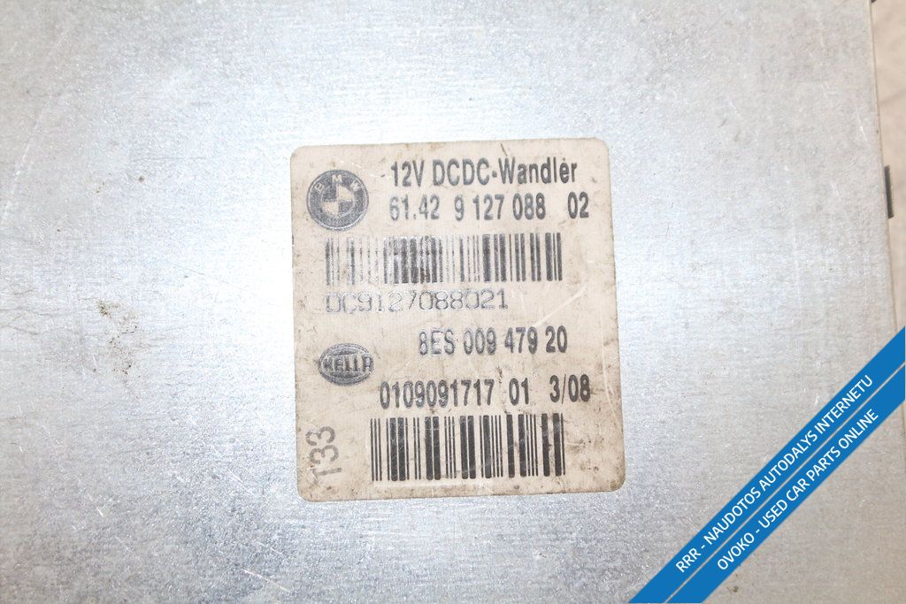 BMW 3 E90 E91 Inverteris (įtampos keitiklis) 9127088